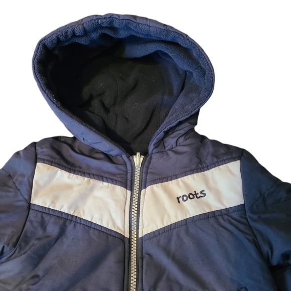 Roots blue  gray boys reversible winter coat - Picture 10 of 10